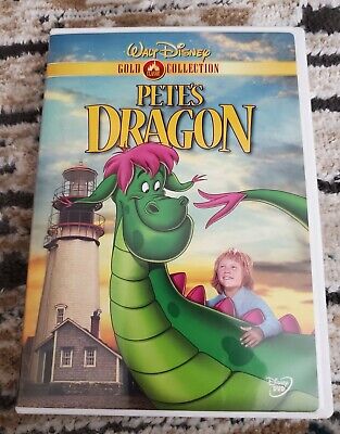Walt disney pictures classic Petes Dragon DVD 2001 Gold Collection like new wow