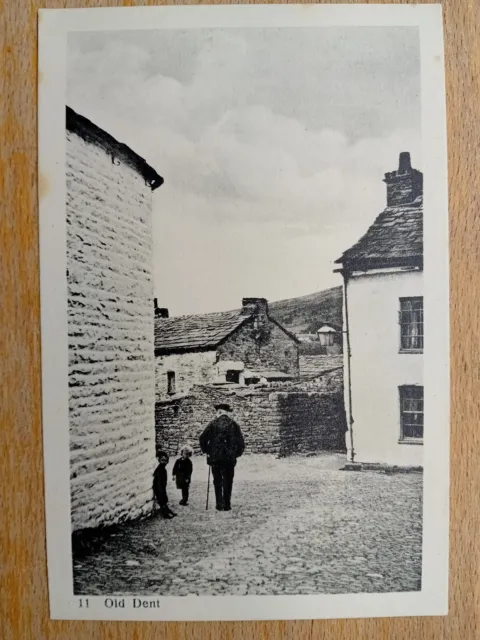 Dent, Yorkshire, Old Postcard, Unused, Black and White