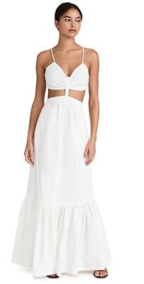 Jonathan Simkhai 281530 Women's Kennedi Maxi Dress , White, XS