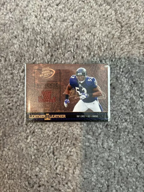 2004 Donruss Playoff NFL RAY LEWIS Game Used Patch Card 76/250 #LL-13 Ravens