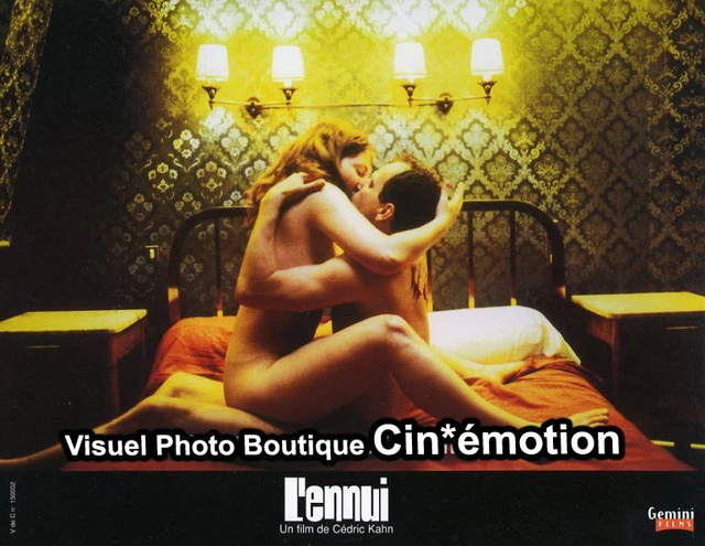 6 Photos Cinéma 21x27.5cm (1998) L'ENNUI Charles Berling, Sophie Guillemin TBE