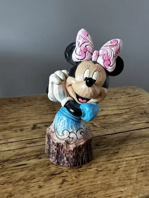 Disney Traditions Minnie Mouse Carved By Heart Jim Shore Showcase Figurine