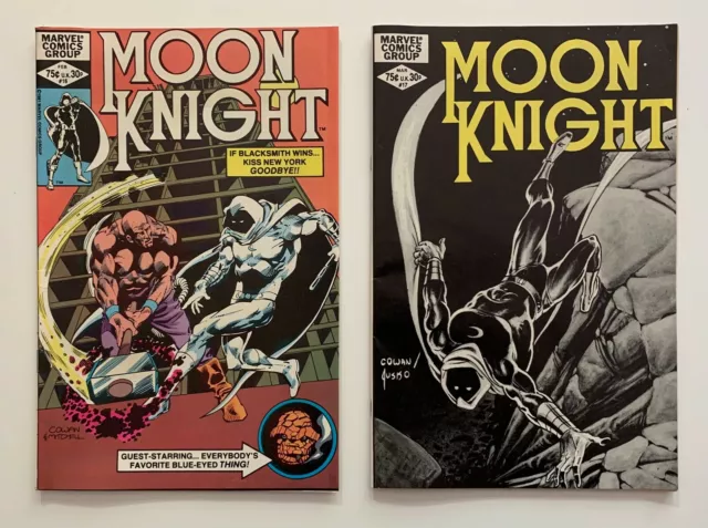 Moon Knight #16 & #17 (Marvel 1982) 2 x FN+ Bronze Age issues