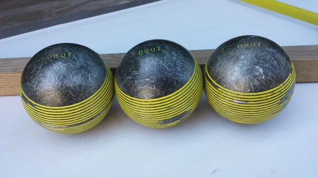 Triplette De Boules De Pétanque JB Pétanque 2 étoiles, 710g, 76mm, Fabrication Française