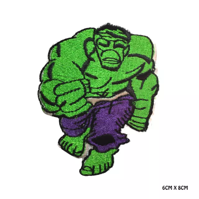 Hulk Marvel Avengers toppa patch ricamata e termoadesiva