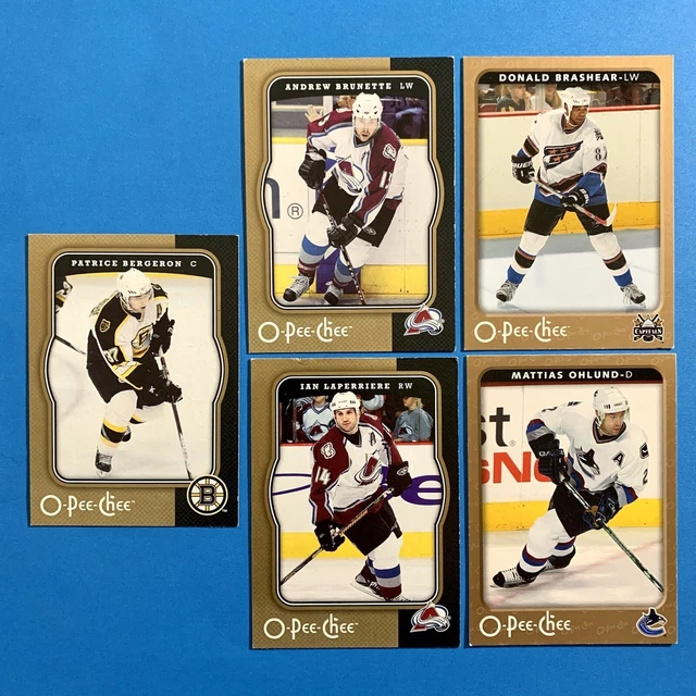 2006-07 O-Pee-Chee 5 Cards Lot Hockey NHL Rookie Patrice Bergeron #34 High Grade