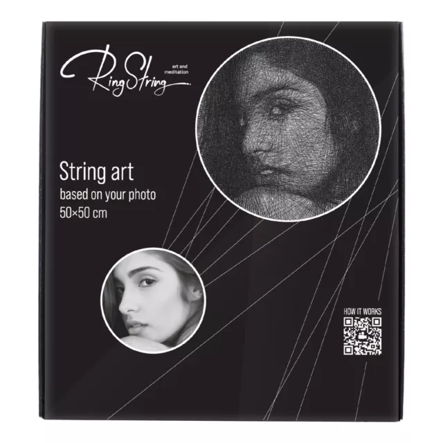 RingString Arte con il filo, Kit di costruzione originale per hobby fai da te