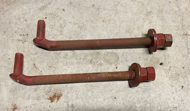 Vintage Farm Barn Door Gate Pintle Hinge Pin Bolts