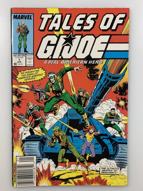 TALES OF GI JOE #1 VERY HIGH-GRADE 1987 A Real American Hero MARVEL COMICS