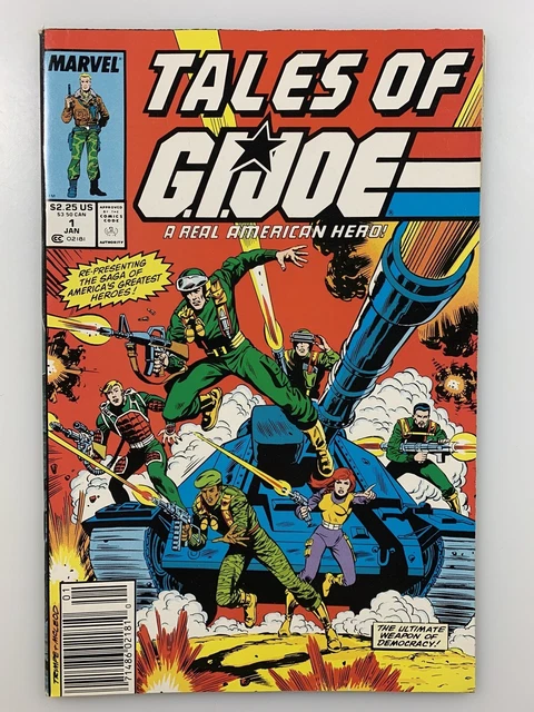 TALES OF GI JOE #1 VERY HIGH-GRADE 1987 A Real American Hero MARVEL COMICS
