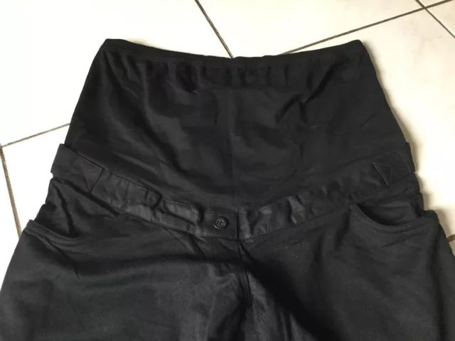 Pantalon de grossesse ,maternité PETIT BATEAU taille 1 noir  neuf 3