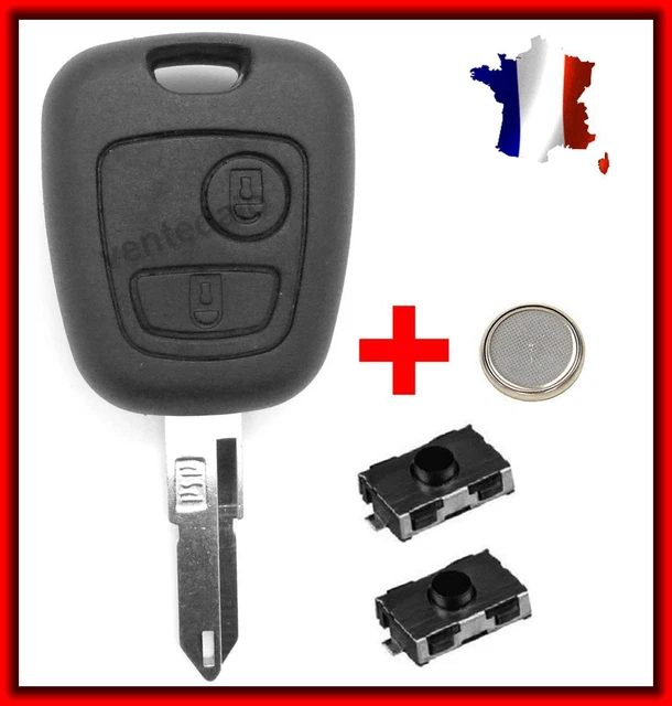 Heart Horse 2 Buttons Replacement Car Key Fob For Peugeot 207 307 308 407 3008 Key
