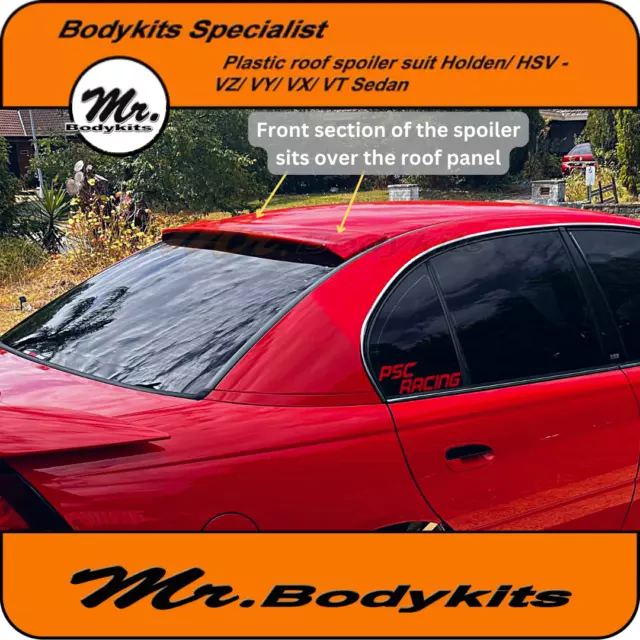 Rear Plastic Roof Spoiler For Holden Vt/Vx/Vy/Vz Calais/Berlina By Mr.bodykits 2