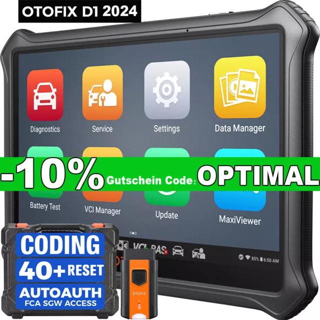 🔥 2024 OTOFIX D1 Profi KFZ OBD2 Diagnosegerät ALLE SYSTEM ECU Key Coding TPMS