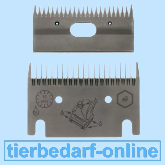 Schermesser Lister Messersatz LI 106 für Pferde und Rinder 3mm, 23 / 21 Zähne