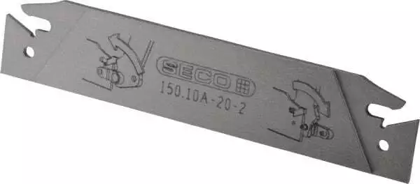 Seco 150.10A Double End Neutral Indexable Cutoff Blade (02578580), 1 Count