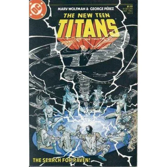New Teen Titans (1984 series) #2 in Very Fine + condition. DC comics [x.