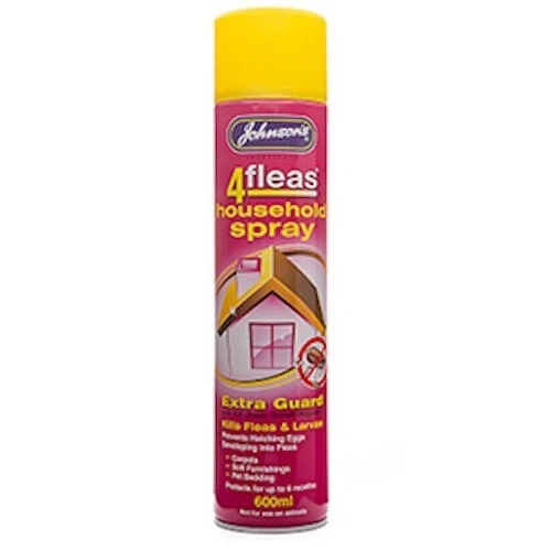 Johnsons spray antipulci casa 4 pulci uso domestico uccide uova, larve e pupe 600 ml