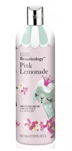 Baylis & Harding Creme-Duschgel Pink Lemonade Llama Duschcreme-Gel 500ml