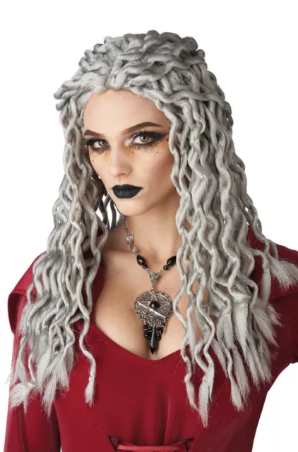 Brand New Gray Crinkle Dreads Wig