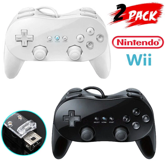 WII PRO CLASSIC Controller Gamepad Joypad Joystick for Nintendo Wii