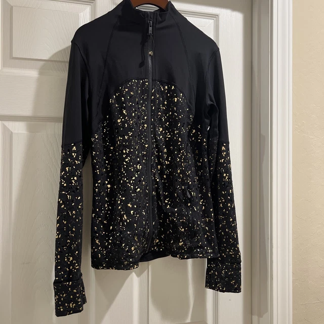 EUC Lululemon Define Jacket *Spark Lunar New Year Black Gold SZ : 10 Worn Once !