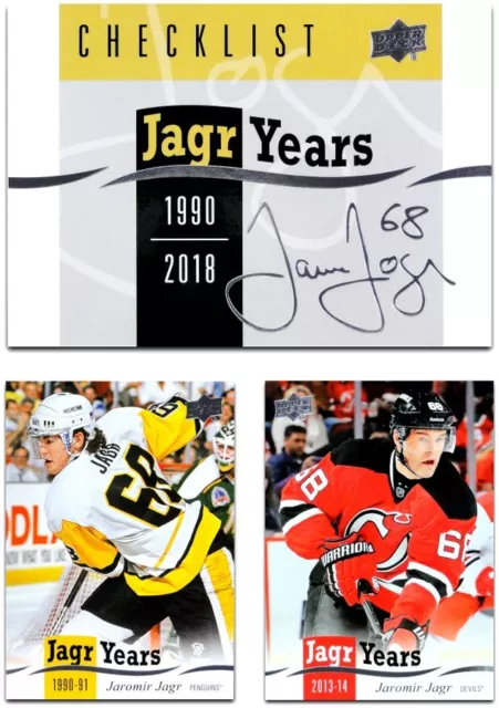 2018-19 Upper Deck JAGR YEARS **** PICK YOUR CARD **** From The SET