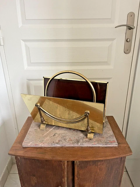 Porte-courrier Vintage en Rotin – Style Bohème / Années 70 - Décoration