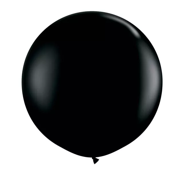 Riesenluftballons schwarz Riesen Luftballon 90cm Geburtstagsdeko Hochzeit Ballon