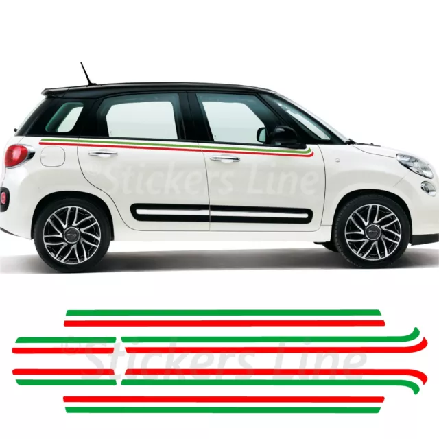ADESIVI FIAT 500X logo per montante laterale posteriore sticker tuning  accessori EUR 15,00 - PicClick IT