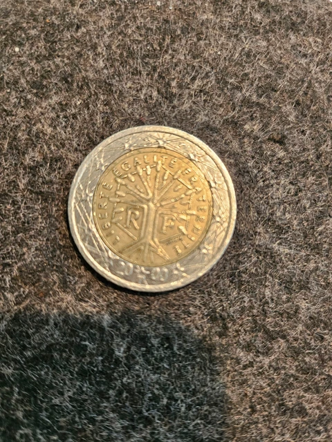 2 EURO MÜNZE - Frankreich Liberte Egalite Fraternite RF - 2000