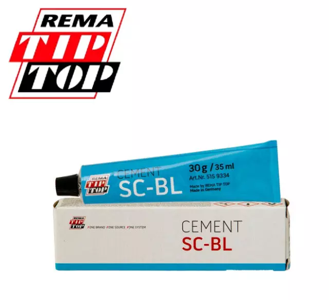 REMA TIP TOP Special Repair Cement Tyre Inner Tube Puncture Repair Glue Car 30g