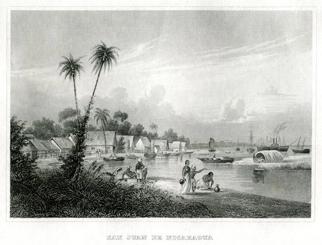 San Juan de Nicaragua - Stahlstich
