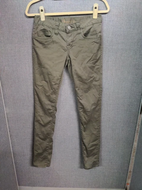 American Rag Cie Jeans Women's 3-R Olive Green Skinny