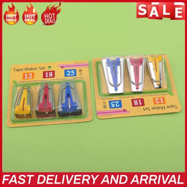 Sewing Machine Tool Sets for DIY Patchwork Quilting Binding Bias Tape Makers