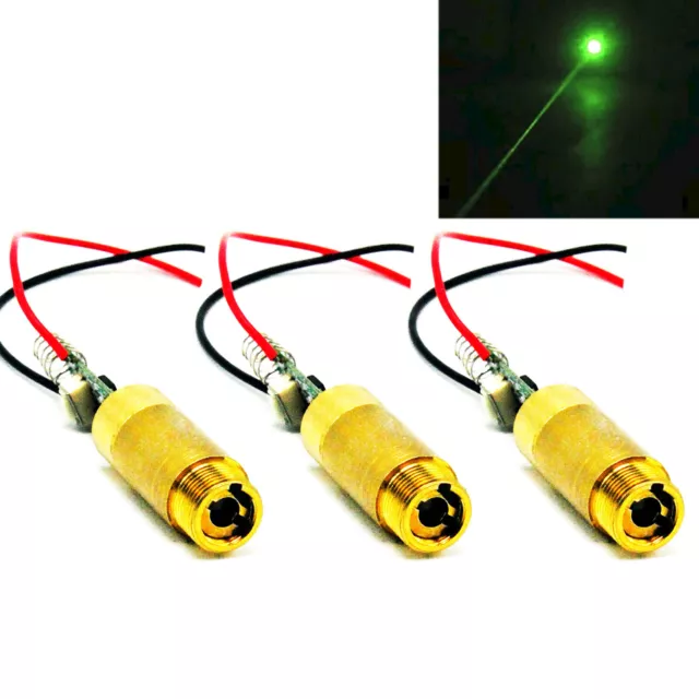 3pcs Industrial/LAB 532nm 5mW green dot laser module escape room