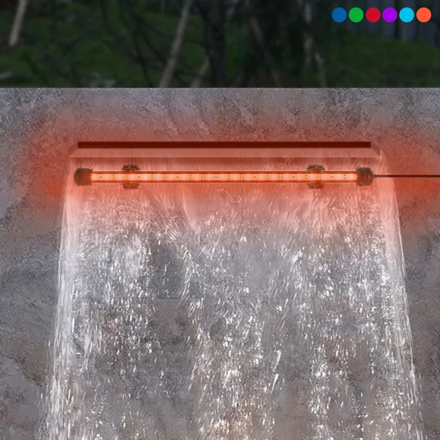 14.5& AQUARIUM FISH Tank Pond LED Strip Light Submersible Bar Light RGB