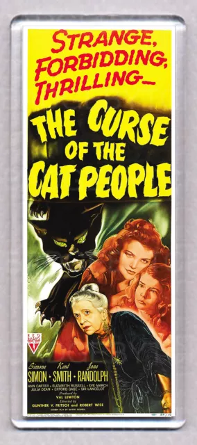 THE CURSE OF THE CAT PEOPLE movie poster 'WIDE' FRIDGE MAGNET - HORROR CLASSIC!