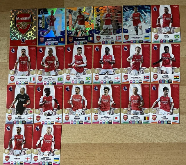ADRENALYN XL PREMIER League 2023 2024 23 24 Arsenal Team Cards X 20 £5.