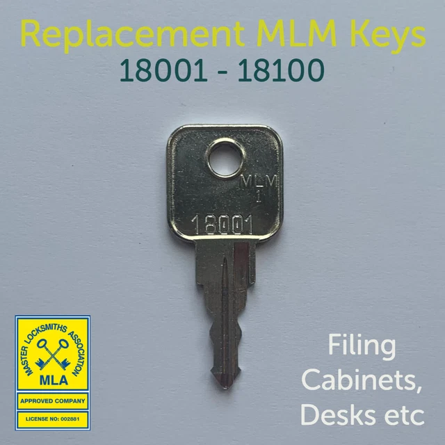 2 Replacement Keys For Hon/ESP Furniture - Cut To Key Code 181E (Must Have Letter E)