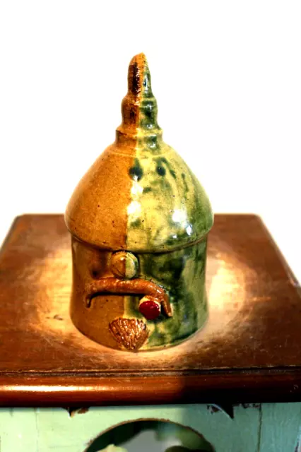 wayne hewell  gnome, pottery, folk art  7''x 4''