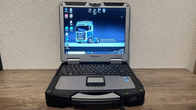 Scania Diagnostic Toughbook resistente Cf 31, SSD, solo laptop 2.55.1