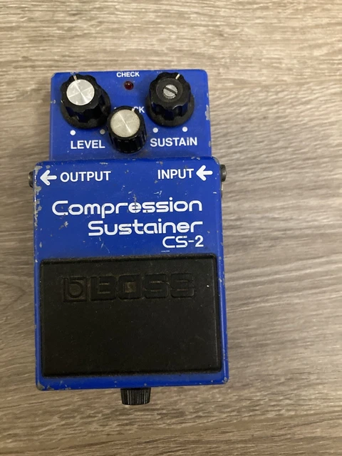 Boss CS-2 CS2 Vintage Compressor Guitar Pedal, Made in Japan