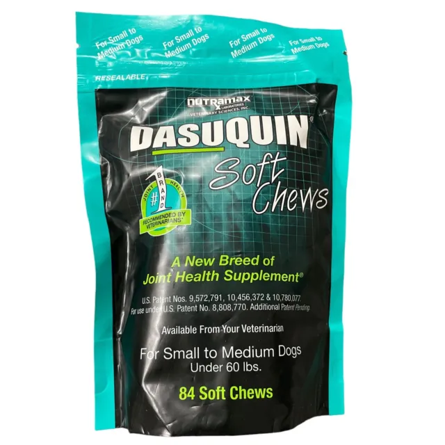 Dasuquin Soft Chews for Small Medium Dogs (84 Soft Chews) - New