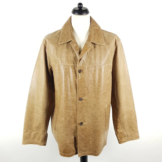 Strellson Lederjacke Herren Gr. 54 Braun Jacke