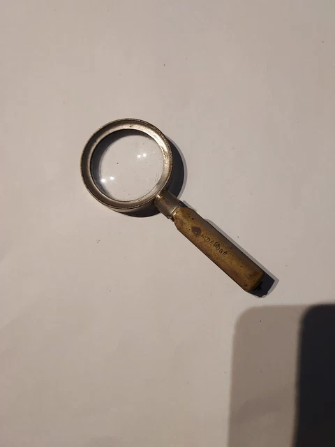 Loupe Pliante Ancienne - Pour Lecture Et Grossissement - Objet Vintage D'occasion - Sans Marque