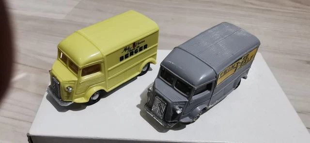 Micro Norev Ancien 1/86 – Citroën 1200K TA Teppaz + Boîte D'origine – Bon état