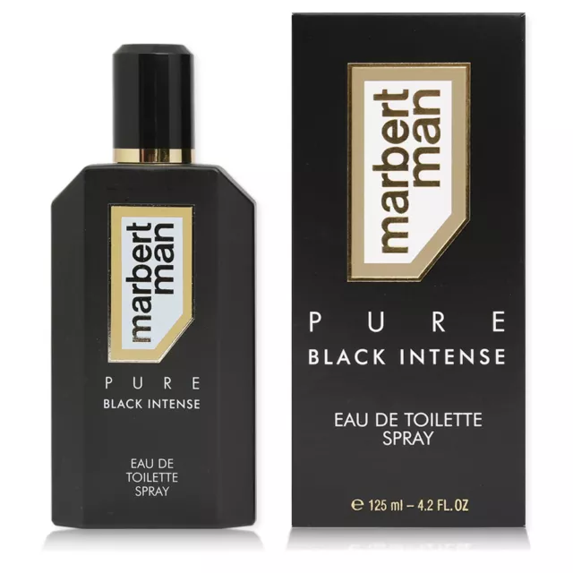 Marbert Man Pure Black Intense 125 ml Eau de Toilette EDT Spray   HERREMDUFT