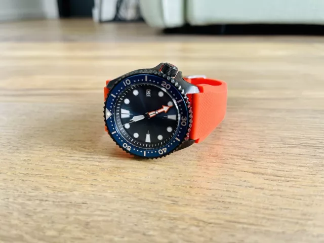 Diver Watch Automatic With Nh35 Seiko Custom : 2 Straps