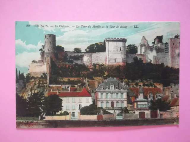 CPA Chinon - Castle Tour of / The Mill And Tour De Boissy 1912